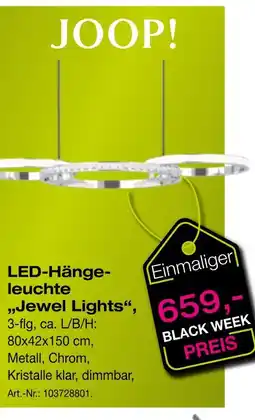 Möbel Inhofer Joop! led-hängeleuchte 'jewel lights' Angebot