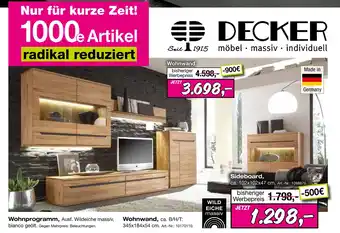 Möbel Inhofer Decker sideboard Angebot
