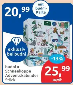 Budni Budni x schneekoppe adventskalender Angebot