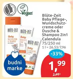 Budni Blüte-zeit baby pflege-wundschutzcreme Angebot