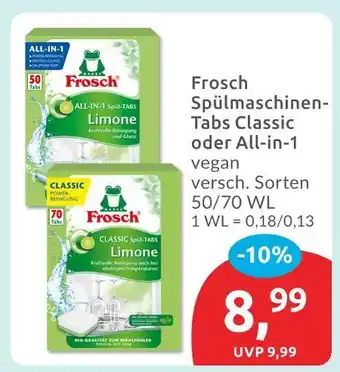 Budni Frosch spülmaschinen-tabs classic Angebot