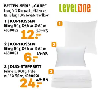 Möbel Kraft Levelone kopfkissen Angebot
