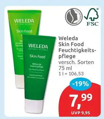 Budni Weleda skin food feuchtigkeitspflege Angebot