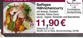 Möbel Inhofer Saftiges hähnchencurry Angebot