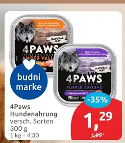 Budni 4paws hundenahrung Angebot