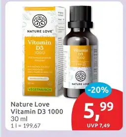 Budni Nature love vitamin d3 1000 Angebot
