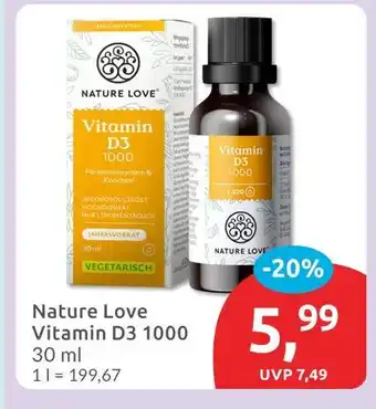 Budni Nature love vitamin d3 1000 Angebot