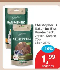 Budni Christopherus natur-im-biss hundesnack Angebot
