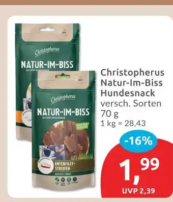 Budni Christopherus natur-im-biss hundesnack Angebot
