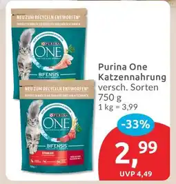 Budni Purina one katzennahrung Angebot