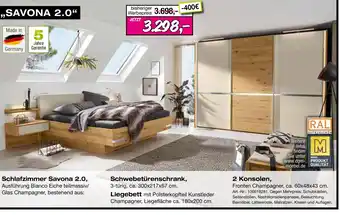 Möbel Inhofer Schlafzimmer savona 2.0 Angebot