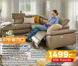 Möbel Kraft Primo wohnlandschaft mit funktion Angebot