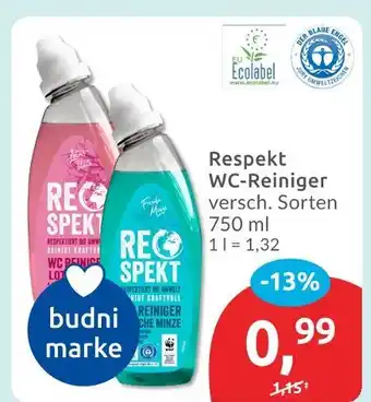 Budni Respekt wc-reiniger Angebot