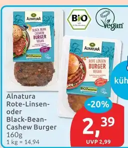 Budni Alnatura rote-linsen burger Angebot