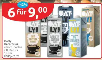 Budni Oatly bio barista hafer oat Angebot