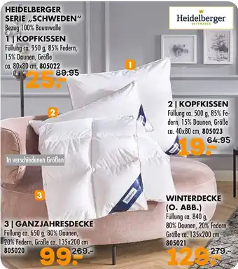 Möbel Kraft Heidelberger kopfkissen Angebot