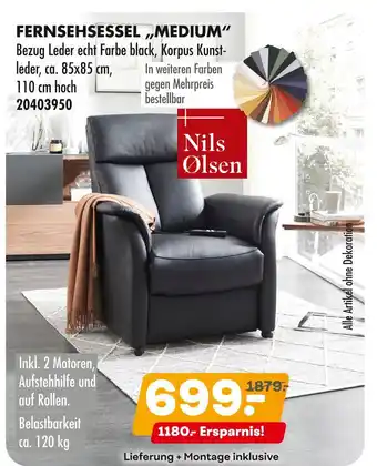 Möbel Kraft Nils olsen fernsehsessel medium Angebot