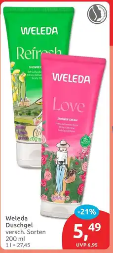 Budni Weleda refresh shower gel Angebot
