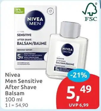 Budni Nivea men sensitive after shave balsam Angebot