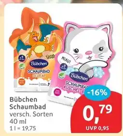 Budni Bübchen schaumbad glurak Angebot