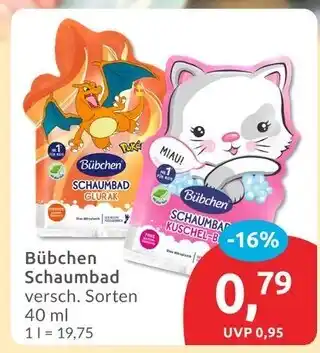 Budni Bübchen schaumbad glurak Angebot