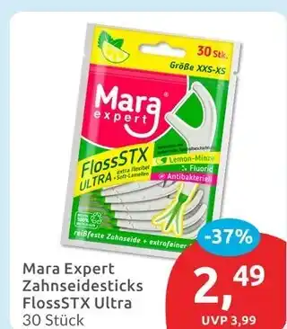 Budni Mara expert zahnseidesticks flossstx ultra Angebot