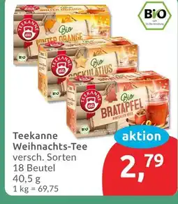 Budni Teekanne weihnachts-tee winter orange Angebot