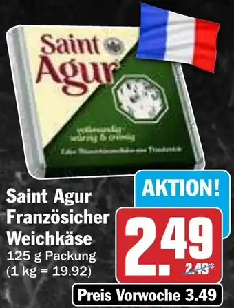 HIT Saint Agur Französicher Weichkäse Angebot