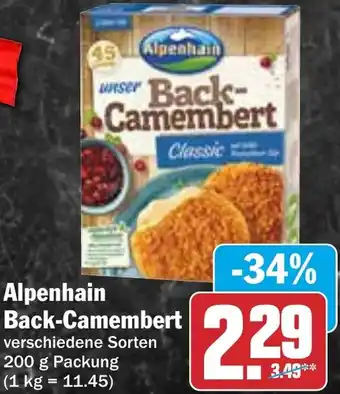HIT Alpenhain Back-Camembert Angebot