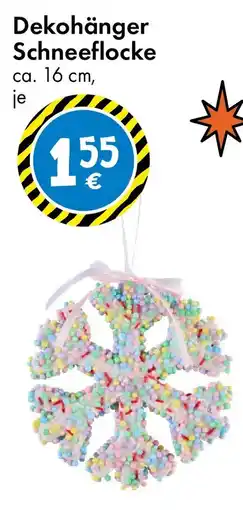 TEDi Dekohänger Schneeflocke Angebot