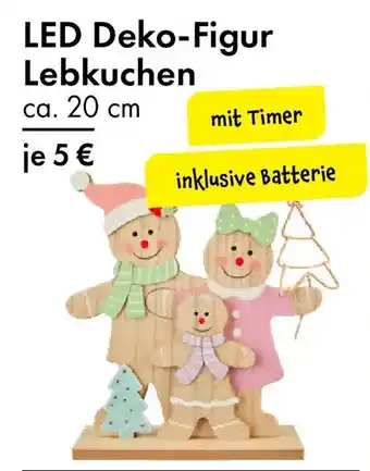 TEDi LED Deko-Figur Lebkuchen Angebot