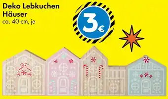 TEDi Deko Lebkuchen Häuser Angebot