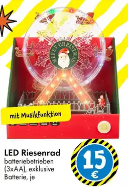 TEDi LED Riesenrad Angebot
