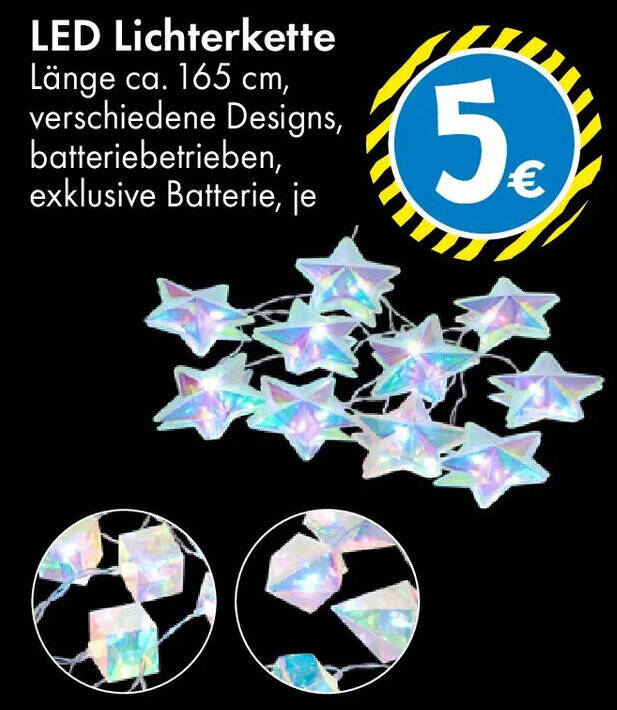 LED Lichterkette Angebot bei TEDi