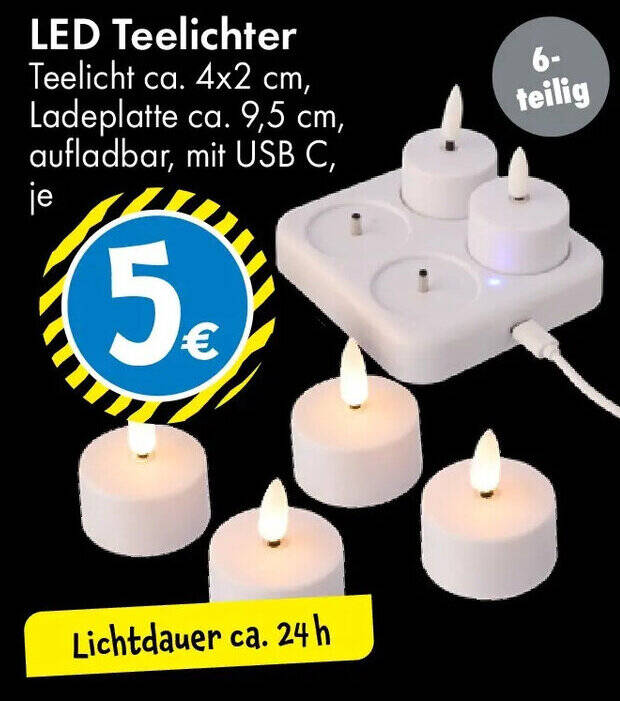 LED Teelichter Angebot bei TEDi