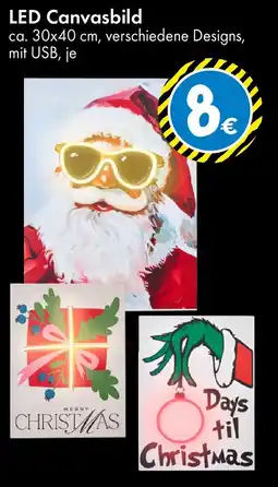 TEDi LED Canvasbild Angebot