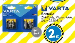 TEDi VARTA Batterie 8er- Pack Angebot