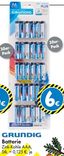 TEDi GRUNDIG Batterie 30er- Pack Angebot