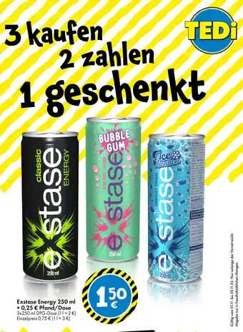 TEDi Exstase Energy Angebot