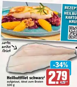 HIT Heilbuttfilet schwarz Angebot