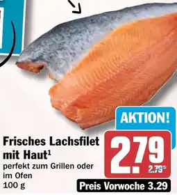 HIT Frisches Lachsfilet mit Haut Angebot