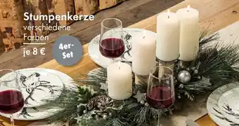 TEDi Stumpenkerze 4er- Set Angebot