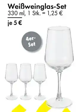 TEDi Weißweinglas-Set 4er- Set Angebot