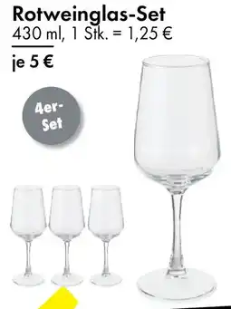 TEDi Rotweinglas-Set 4er- Set Angebot