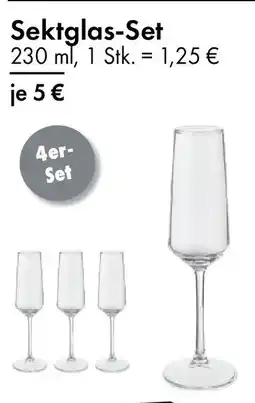 TEDi Sektglas-Set 4er- Set Angebot