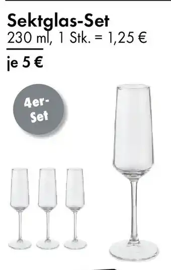 TEDi Sektglas-Set 4er- Set Angebot