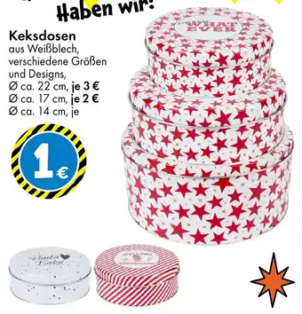 TEDi Keksdosen Angebot