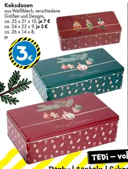 TEDi Keksdosen Angebot