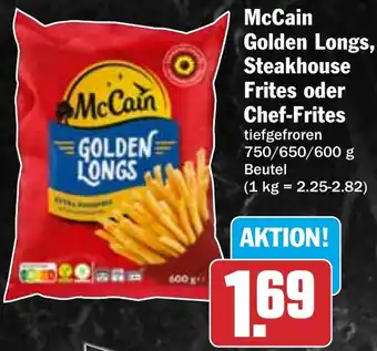 HIT McCain Golden Longs, Steakhouse Frites oder Chef-Frites Angebot