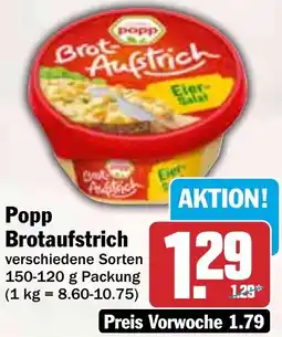HIT Popp Brotaufstrich Angebot